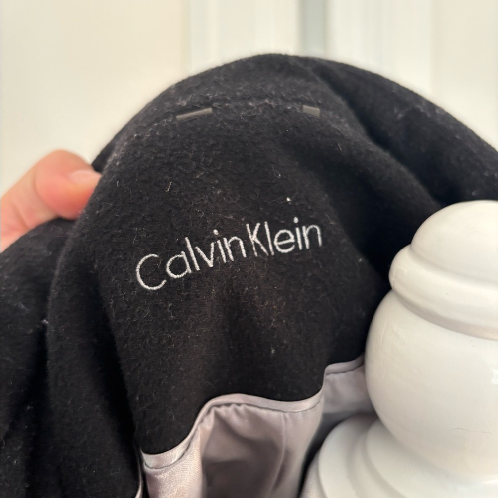 CALVIN KLEIN Classic Black Peacoat - Picture 3 of 3